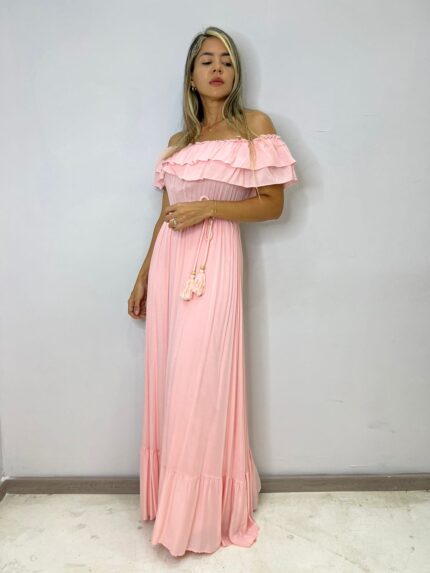 Vestido bandeja rosa