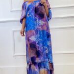 VESTIDO EUROPEO ESTAMPADO