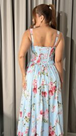 Vestido Celeste Bloom - Imagen 4