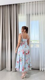 Vestido Celeste Bloom - Imagen 3