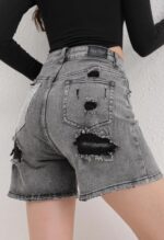 SHORT BRILLO BOLSILLO - Imagen 2